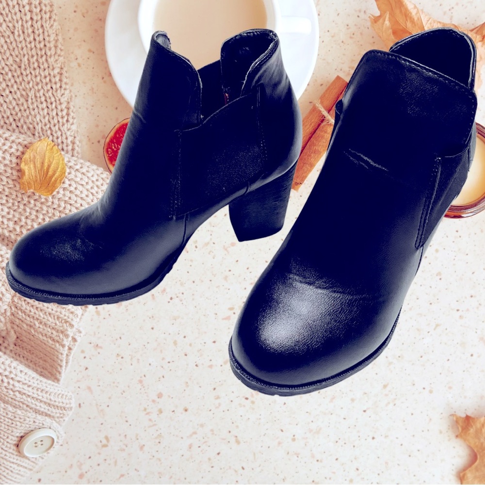Black Ace Dollhouse Ankle Boots SZ 8